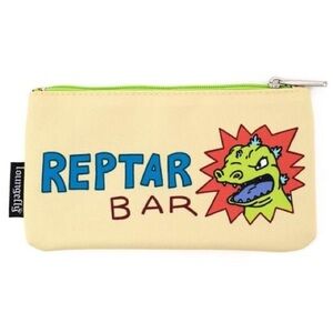 Loungefly Nickelodeon Rugrats Reptar Bar Nylon Zipper Pouch NWT